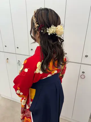 ヘアアレンジ アレンジ/ブラウン カラー HARU🕯のヘアスタイル