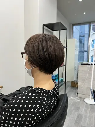 ショート CHORD 四条河原町駅店　髪質改善&韓国風&ハイトーンカラー所属・けいと髪質改善 全年齢リピート多数のヘアスタイル