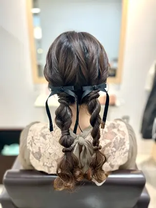 ヘアアレンジ 似合わせヘアメイク 💐オダギリチアキのヘアスタイル