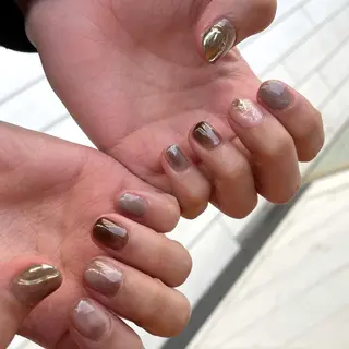 ネイル 新井 ひなののネイルデザイン