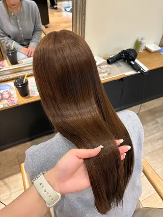 ロング カラー しおり🍬 KOKORO🤍のヘアスタイル