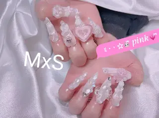ネイル MxS Nail(長さだし/フィルイン/マグネット/韓国ネイル/ワンホンネイル/ワンカラー)所属・MxS リィリィのネイルデザイン