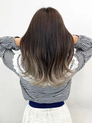 セミロング カラー 【公式】amble luxe 中野のヘアスタイル