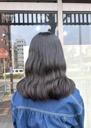 セミロング 村田梨乃/ minim hairのヘアスタイル