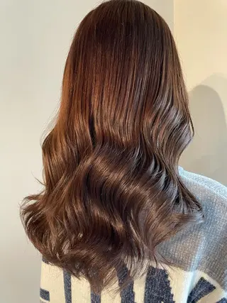 ロング カラー ヘアアレンジ キッズ ネイル アイブロウ 透明感カラー/推しカ ラー☁️JURAのヘアスタイル