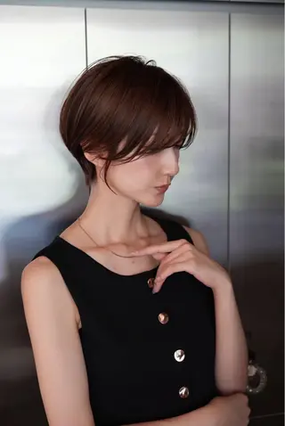 ショート カラー 加賀 千聖 /soigneのヘアスタイル