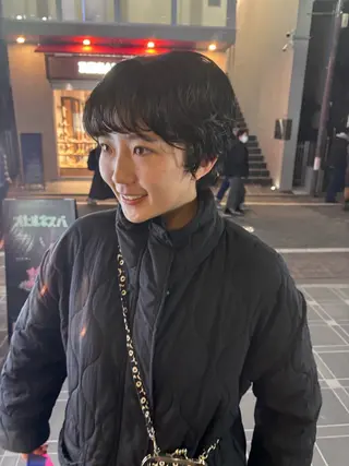 ショート パーマ しみず さくら🌸のヘアスタイル