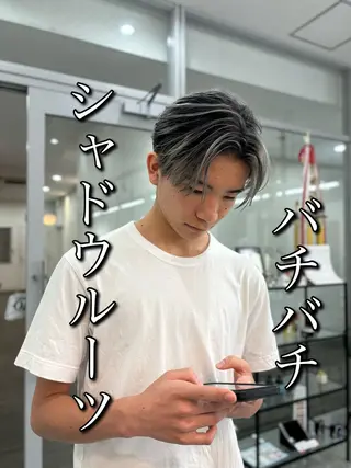 カラー メンズ 🍐シャドウパーマ メンズ特化/守岡🍐のヘアスタイル