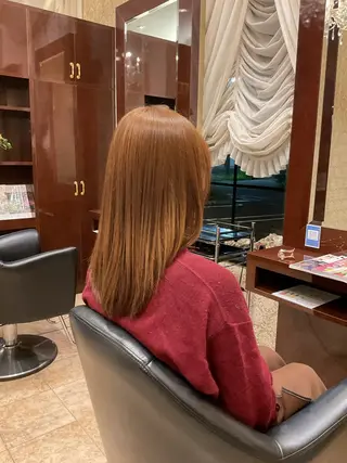 ロング カラー 齋藤 若菜のヘアスタイル