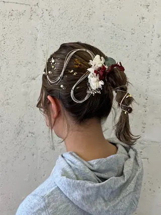 ミディアム カラー ヘアアレンジ charme【 シャルム 】所属・ボブ/レイヤー/ nanamiのヘアスタイル