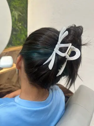 セミロング カラー キッズ 個室サロンN所属・ヒラノ🐝 モデル募集中/北千住のヘアスタイル