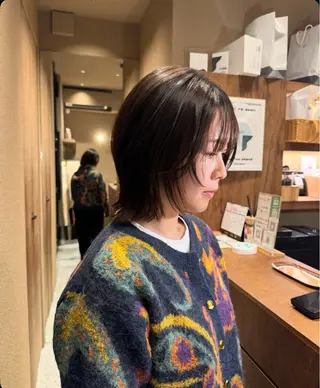 ミディアム ミキ🐈‍⬛ ボブ/カラーのヘアスタイル