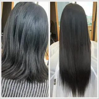 ミディアム エクステブリーチ矯正 griFFicaのヘアスタイル