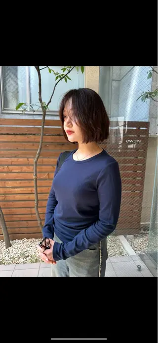 ショート ボブ/似合わせカット /ニュアンスカラーのヘアスタイル