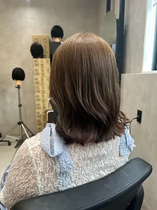 ミディアム カラー 森本峻介 ボブ/透明感カラーのヘアスタイル