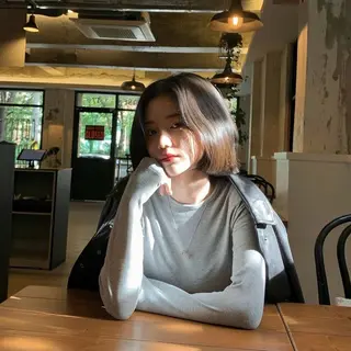 ショート カラー 莉乃/縮毛矯正/髪質 改善/艶カラーのヘアスタイル