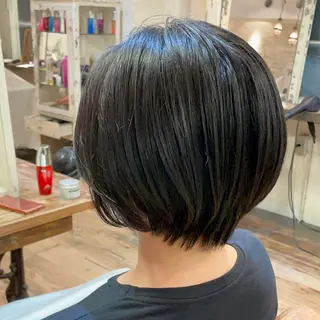 ショート パーマ 銀座No.1髪質改善 縮毛矯正/本木のヘアスタイル