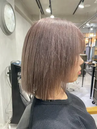 ミディアム カラー 🌈透明感カラー 韓国 ミライ🇰🇷のヘアスタイル