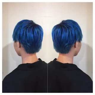 ショート カラー 髪質改善/痛ませ ないカラー/西村航大のヘアスタイル