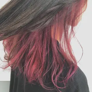 ロング カラー ヘアアレンジ 吉野 優子のマツエク・マツパデザイン