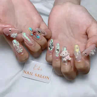 ネイル 💕鈴木ユリ パラジェル/オフ無料のネイルデザイン