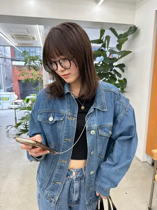 ショート カラー ボブ/レイヤー/ケア パーマ/リュウタのヘアスタイル