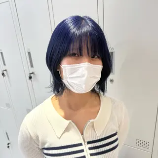 ショート マイ/カットモデル /暖色カラーのヘアスタイル