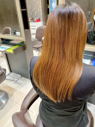 ロング 岡本 勇輝のヘアスタイル