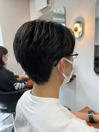 ショート メンズ 守屋 寿哉のヘアスタイル