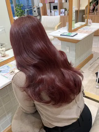 セミロング カラー ミタニ/髪質改善 /レイヤーカットのヘアスタイル