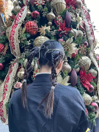 ロング カラー ヘアアレンジ なな💎韓国系/ 渋谷💎のヘアスタイル