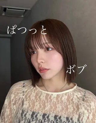 ミディアム sand clear所属・似合わせno.1 💎ボブ特化まなかのヘアスタイル