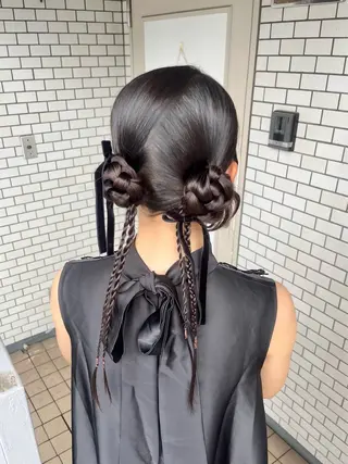 ヘアアレンジ 推し活＊イベントヘア 💕ゆり🐈🐾のヘアスタイル