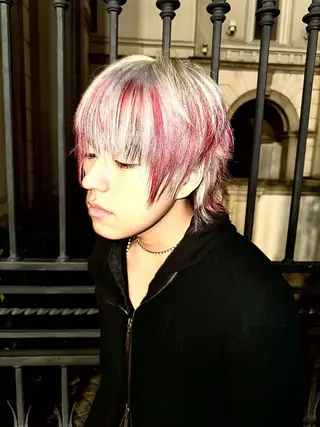 カラー メンズ デザインカラー⭐︎★ 🐆hyo🐆のヘアスタイル