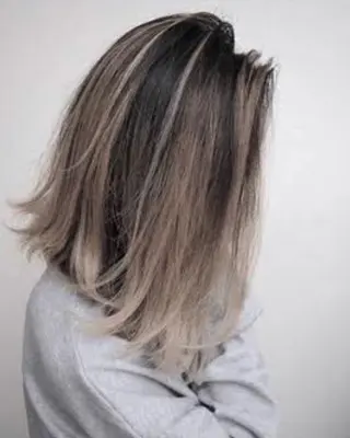 ミディアム カラー ケア剤オタク×海外 ヘア長谷川裕起のヘアスタイル