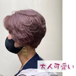 ショート カラー Dxxxx III所属・女性目線の大人 メンズ*Ayakaのヘアスタイル