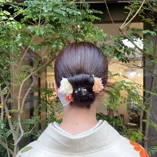 ヘアアレンジ 美容室Rouge所属・✟ Reira ¦ ヘアセット¦ボブのその他イメージ
