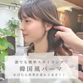 ミディアム パーマ Ammy 池袋所属・韓国ヘア&耳ツボ💎 池袋/himeriのその他イメージ