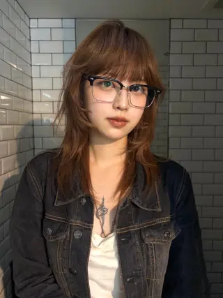 ミディアム カラー ヘアアレンジ ニュアンスカラー🧶 nanacoのヘアスタイル