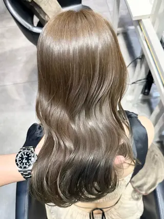 セミロング ✨透明感カラー 恵比寿HAYATO✨のヘアスタイル