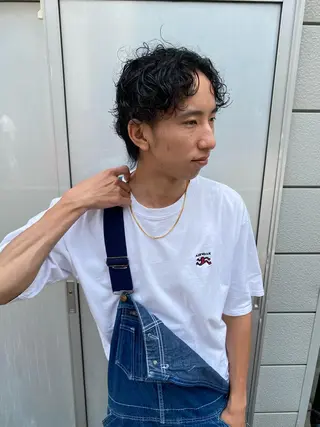 ショート パーマ ヘアアレンジ メンズ XENA表参道 MIKUのヘアスタイル