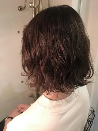 ミディアム パーマ パーマ美容師 hanaのヘアスタイル