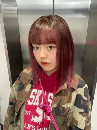 カラー Null所属・残留しないハイトーン 🎀マホのヘアスタイル