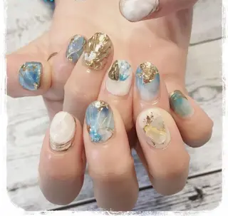 ネイル ファンエニタイム所属・中川 愛のネイルデザイン