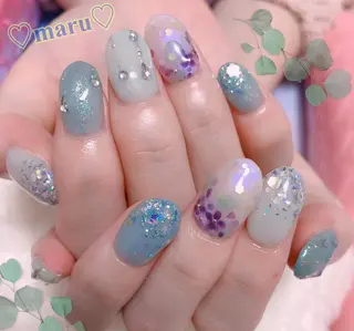 ネイル まるみ ♡のネイルデザイン