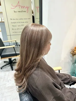 ロング カラー センターパート/ メンズ特化/日向🔥のヘアスタイル