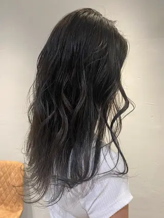 カラー AO所属・RISAKO 艶髪モテヘア🎀府中のヘアスタイル