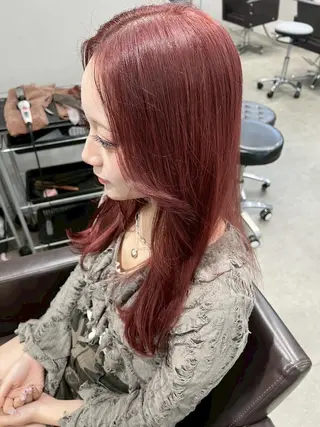 セミロング カラー ✨【公式】 juhl.横浜✨のヘアスタイル