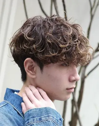 パーマ メンズ “fifth”川内 泰智／メンズパーマのヘアスタイル