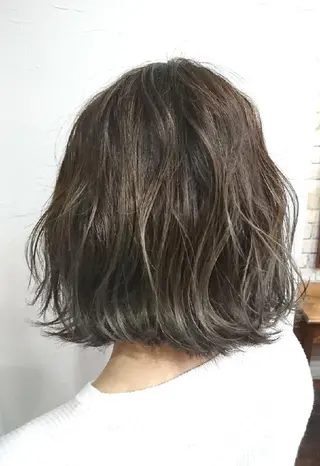 ミディアム カラー パーマ ヘアアレンジ メンズ ◆ショート/ボブ/ 髪質改善◆松本尚弥のヘアスタイル